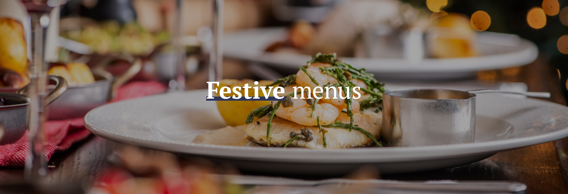 Festive Christmas Menu at The Crown & Sceptre 