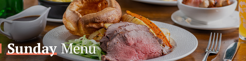 Sunday Menu at The Crown & Sceptre